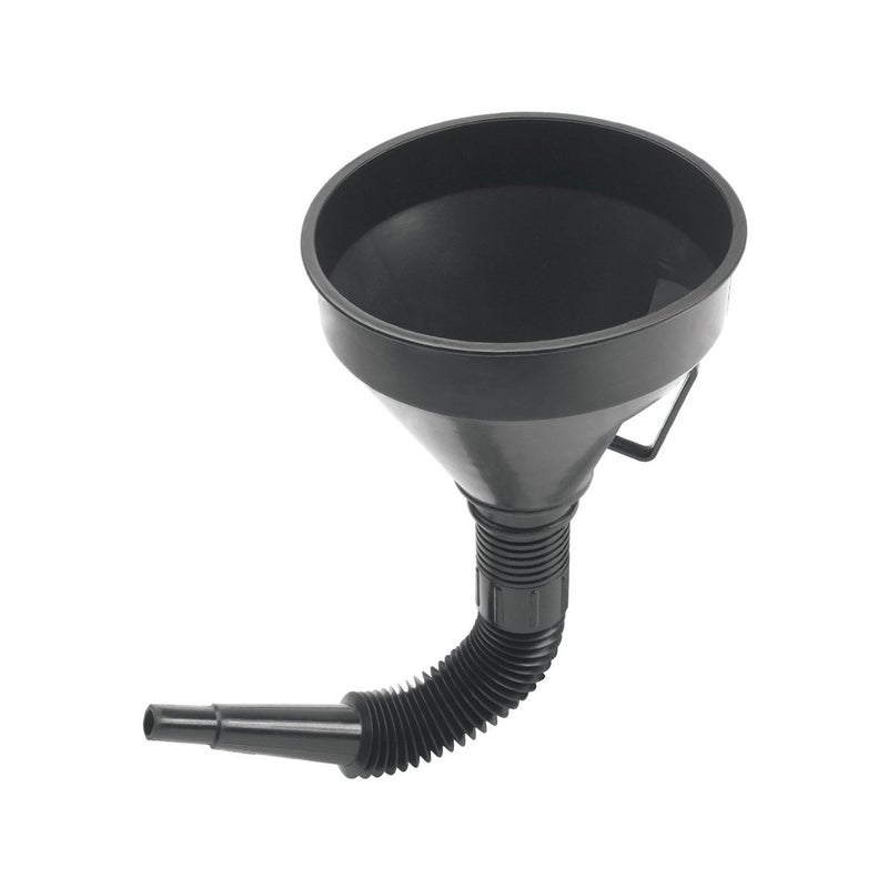 VIP Home Essentials Engine Oil, Fluids, Gasoline, Liquids, Kerosene Economy Funnel with Flexible Spout Extension - Red (Black) - Image 1